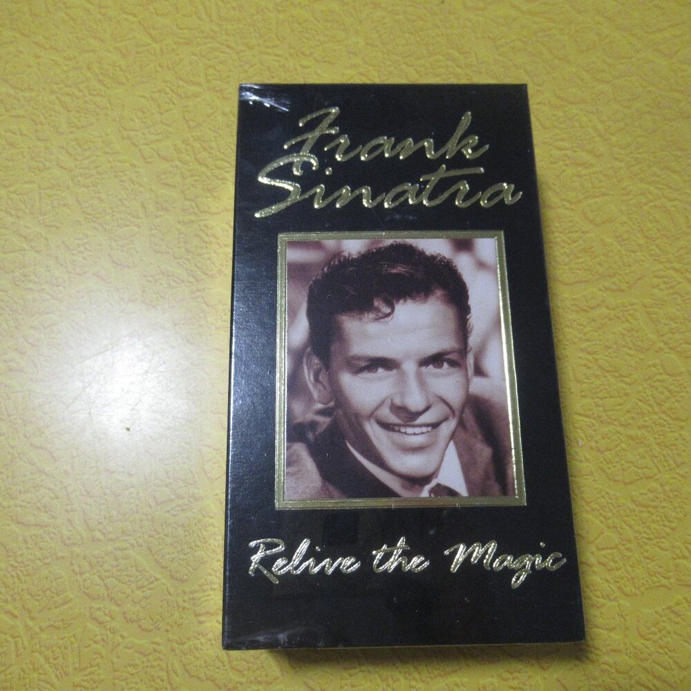 Frank Sinatra Relive the Magic VHS 2 Tape Set Sealed